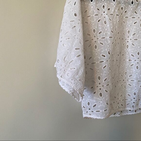 ARITIZA “La Boheme” Blayze Lace White Crop Blouse - Picture 5 of 8